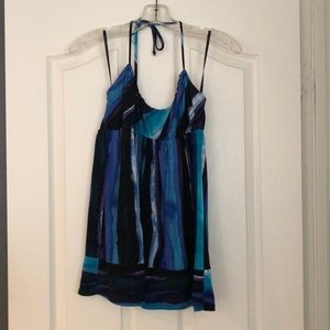 Patterned Halter Top